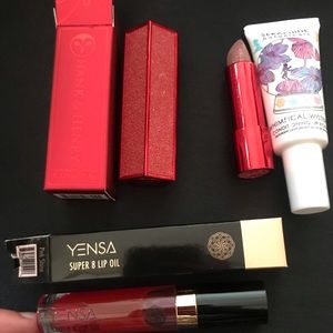Lipstick, Lip Polish, & Lip Oil (bundle of 3)